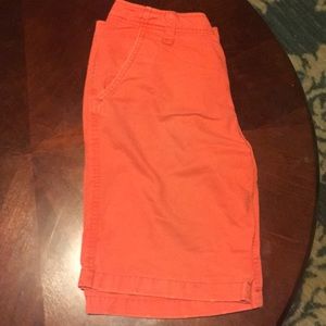 Pink 10 12 sized kids shorts red camel